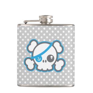Kawaii Pirate Skull Flask Flachmann