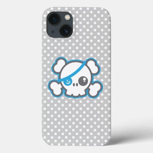 Kawaii Pirate Skull iPad Case (Rückseite)