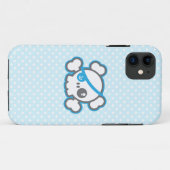 Kawaii Pirate Skull iPhone Case (Rückseite (Horizontal))