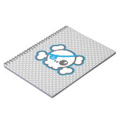 Kawaii Pirate Skull-Notebook Notizblock (Linke Seite)
