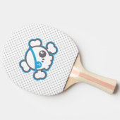 Kawaii Pirate Skull Ping Pong Paddle Tischtennis Schläger (Seitenansicht)