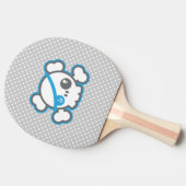 Kawaii Pirate Skull Ping Pong Paddle Tischtennis Schläger (Seitenansicht)