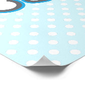 Kawaii Pirate Skull Poster Print (Ecke)