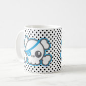 Kawaii Pirate Skull Tasse (Vorderseite Links)