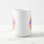 Kawaii Pixel Erntekorb Tasse (Mittel)