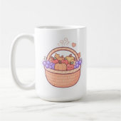 Kawaii Pixel Erntekorb Tasse (Links)