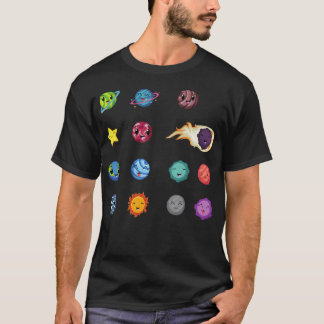 Kawaii Planet Pack T-Shirt