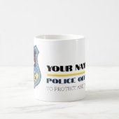 Kawaii Police Officer Girl - Kaffee-Tasse Kaffeetasse (Mittel)