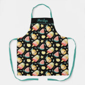 Kawaii Popsicle Watermelon Ananas Design Schürze (Vorderseite)