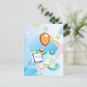 Kawaii Postcard Postkarte (Stehend Vorderseite)