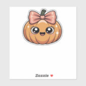 kawaii pumpkin Oversized T-Shirt Aufkleber (Blatt)