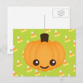Kawaii Pumpkin Postkarte (Vorne/Hinten)