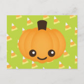 Kawaii Pumpkin Postkarte (Vorderseite)