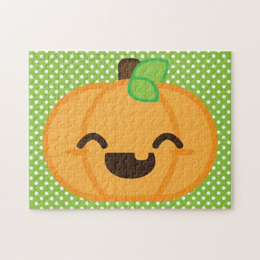 Kawaii Pumpkin Puzzle (Horizontal)