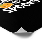 Kawaii Pumpkin Tis The Season Spooky Poster (Ecke)