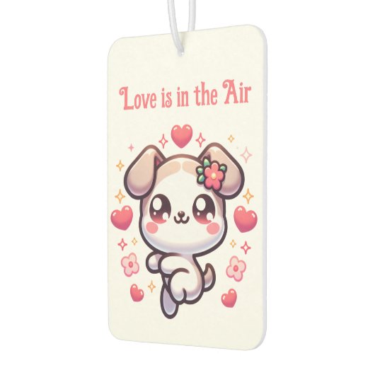 Kawaii Puppy Liebe Air Freshener Autolufterfrischer (Links)