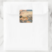 kawaii quadratischer aufkleber (Tasche)