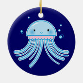 Kawaii Quallen Keramikornament (Hinten)