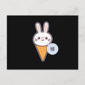 Kawaii Rabbit Postkarte (Vorderseite)