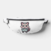 Kawaii Racoon als Krankenschwester Bauchtasche (Ablage )