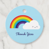 Kawaii Rainbow Geschenkanhänger (Vorderseite)