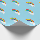 Kawaii Rainbow Geschenkpapier (Ecke)