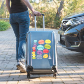 Kawaii Rainbow gestapelte Macarons Aufkleber (Koffer Insitu)