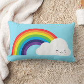 Kawaii Rainbow Lendenkissen (Decke)