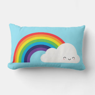 Kawaii Rainbow Lendenkissen