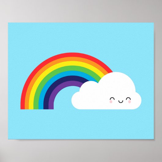 Kawaii Rainbow Poster (Vorne)