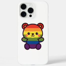 Kawaii Rainbow Teddy - Ein Niedlicher LGBTQ+-Prix- iPhone 16 Pro Max Hülle