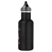 Kawaii Rainbow Unicorn Magical Colorful Edelstahlflasche (Rechts)