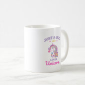 Kawaii Rainbow Unicorn Magical Colorful Kaffeetasse (VorderseiteRechts)