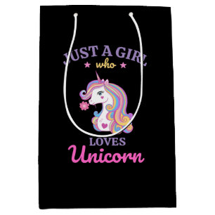 Kawaii Rainbow Unicorn Magical Colorful Mittlere Geschenktüte