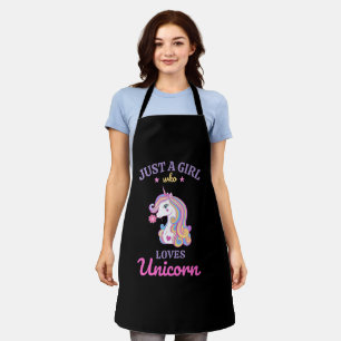 Kawaii Rainbow Unicorn Magical Colorful Schürze