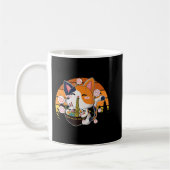 Kawaii Ramen Cat Anime Japanischer Neko Noodle Fun Kaffeetasse (Links)