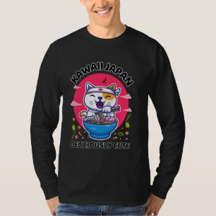 Kawaii Ramen Cat Cute Anime Japanisch für Otaku Te T-Shirt