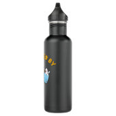 Kawaii Ramen & Cat Design | Powered Ramen and Cat Edelstahlflasche (Rechts)