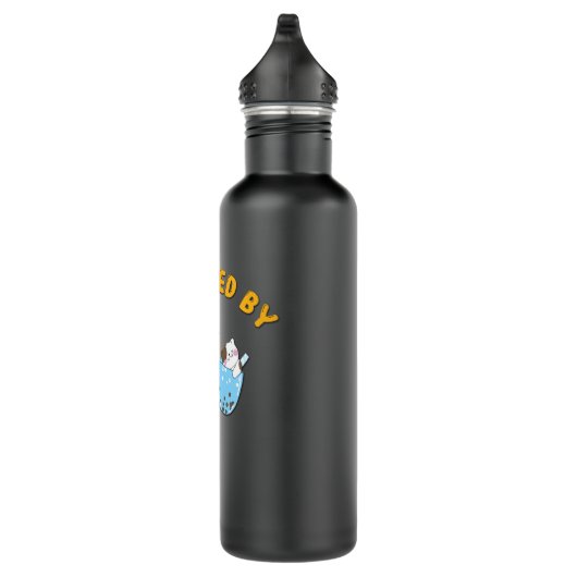 Kawaii Ramen & Cat Design | Powered Ramen and Cat Edelstahlflasche (Rechts)