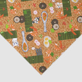 Kawaii Ramen Cats Seidenpapier (Ausschnitt)