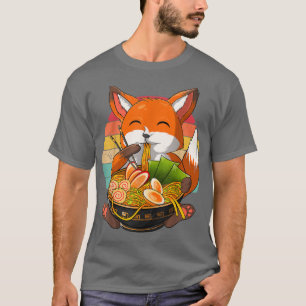 Kawaii Ramen Fo, Japanischer Neko Noodle Funny Ani T-Shirt
