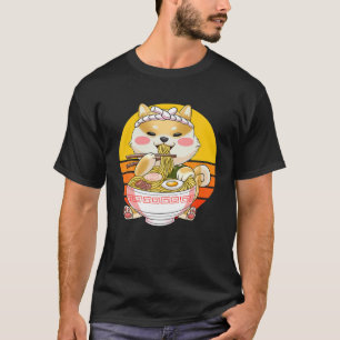 Kawaii Ramen Niedlich Anime Dog Corgi Japanisch No T-Shirt
