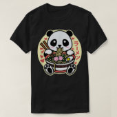 Kawaii Ramen Niedlich Anime Panda Japanisch Asiati T-Shirt (Design vorne)