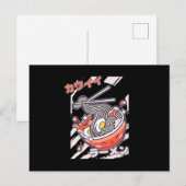 Kawaii Ramen nodels Postkarte (Vorne/Hinten)