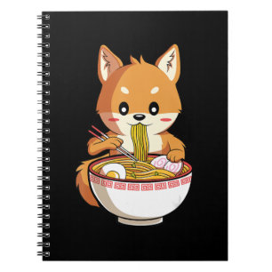 Kawaii ramen shiba inu Nudelgeschenk Notizblock