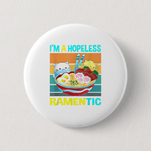 Kawaii Ramen Shirt Cat Noodles Ramen Me Button