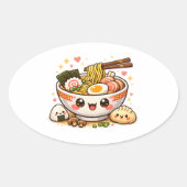 Kawaii Ramen Sticker (Vorderseite)