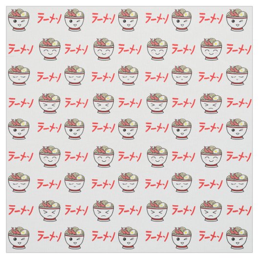 Kawaii-Ramen Stoff (Muster)