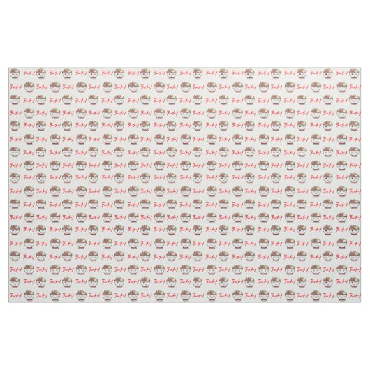 Kawaii-Ramen Stoff (Fat Quarter (45,7 x 55,9 cm))