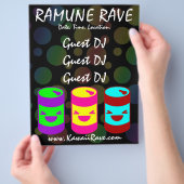 Kawaii Ramune Rave Custom Flyer (Hand)
